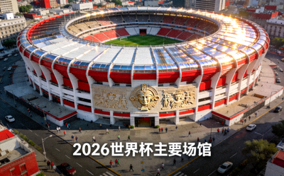 墨西哥城阿兹特克体育场外观图片，2026世界杯主要场馆之一